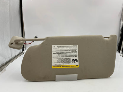 2009-2012 Ford Flex Passenger Sun Visor Sunvisor Gray Illuminated OEM B03B16090