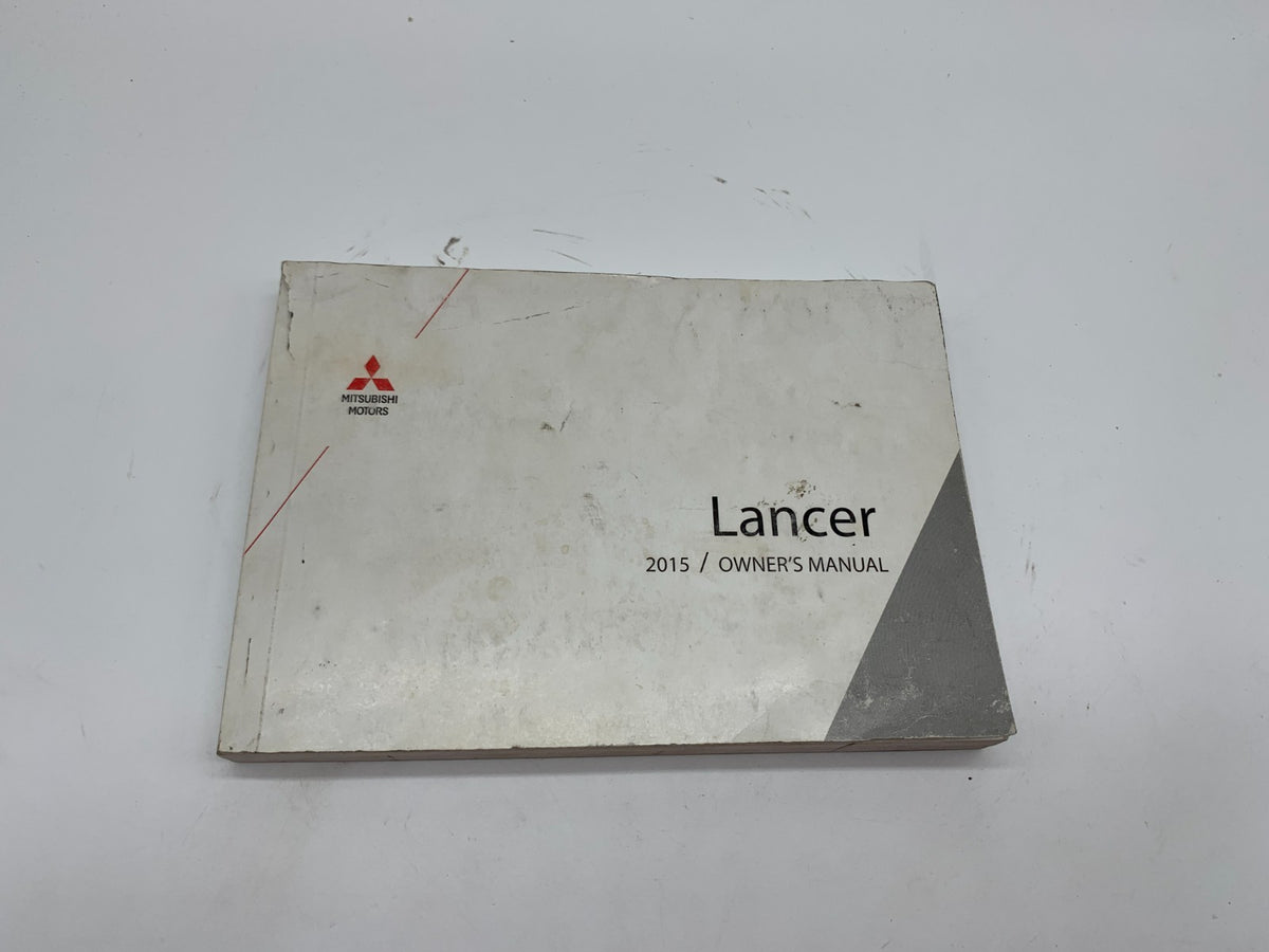 2015 Mitsubishi Lancer Owners Manual Set OEM D03B28013