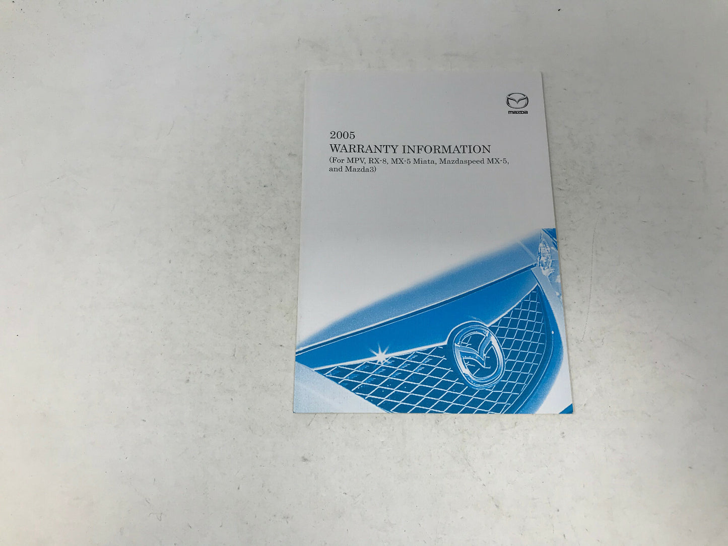 2005 Mazda 3 Owners Manual Warranty Guide Set with Case OEM E03B53056