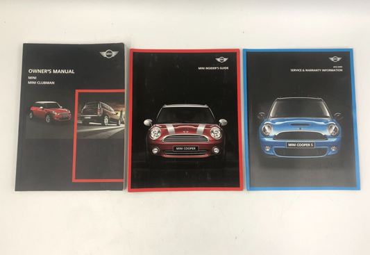2012 Mini Mini Clubman Owners Manual Set OEM R01B01003