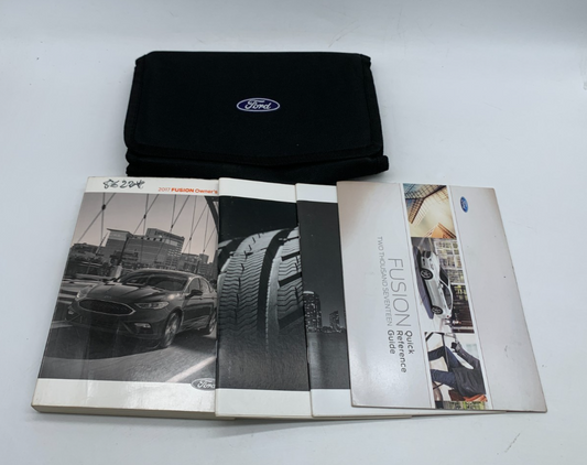 2017 Ford Fusion Owners Manual Set with Case OEM B02B24013