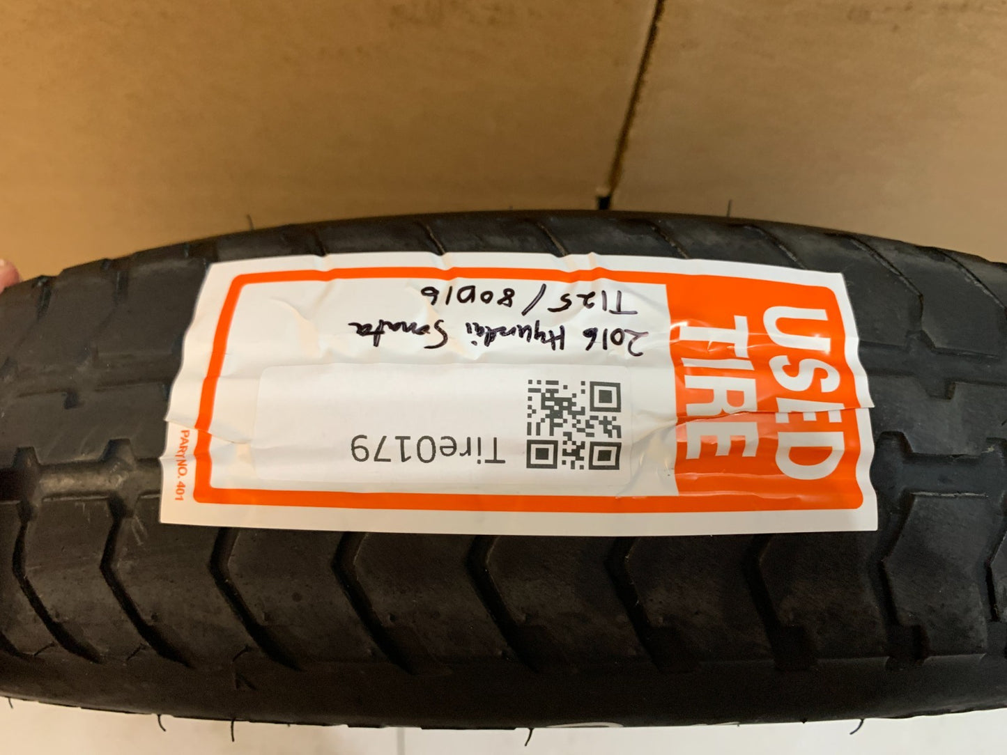 2015-2020 Hyundai Sonata 16" Spare Tire Wheel Compact Donut T125/80D16