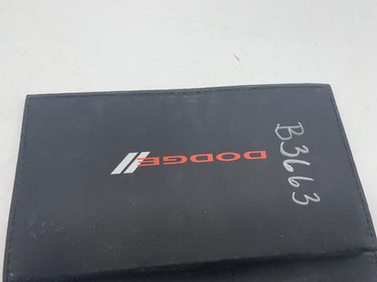 Dodge Owners Manual Case Only OEM A02B21042