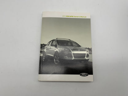 2013 Ford Escape Owners Manual Set with Case OEM E01B59013