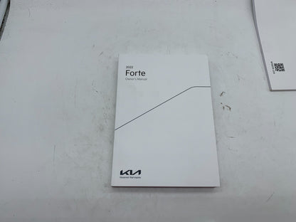 2022 Kia Forte Owners Manual Set OEM B03B51010