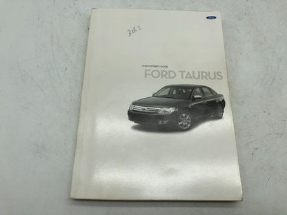 2008 Ford Taurus Owners Manual Set with Case OEM B01B35007