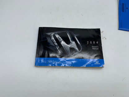 2004 Honda Civic Sedan Owners Manual Set OEM C02B01016