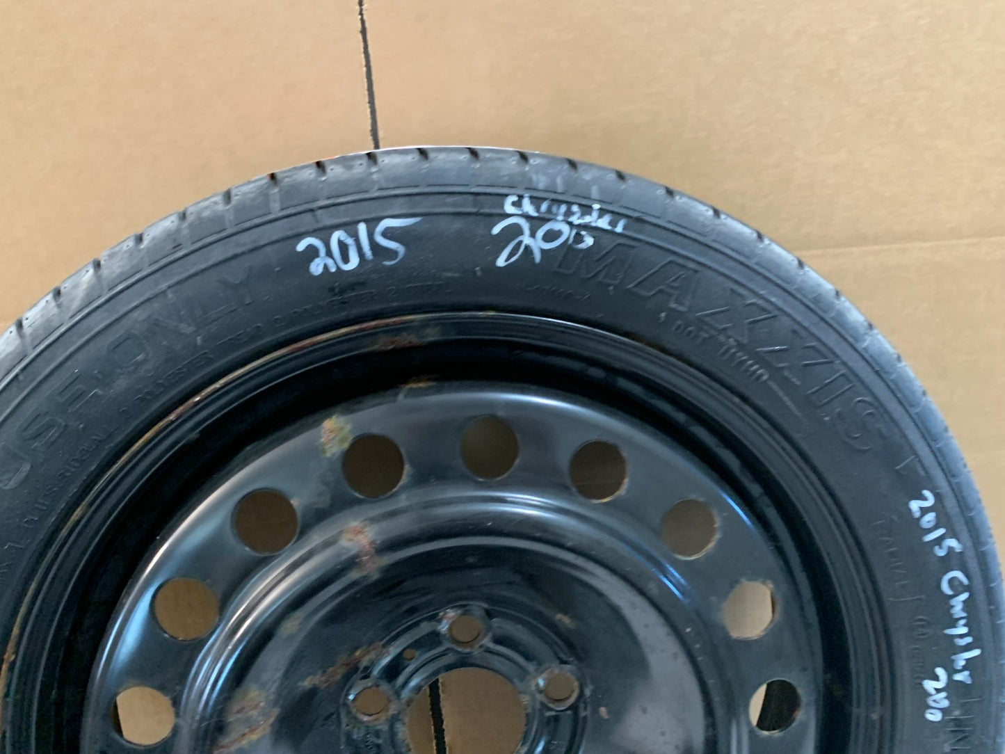 2015-2017 Chrysler 200 17" Emergency Spare Tire Compact Donut T145/70R17
