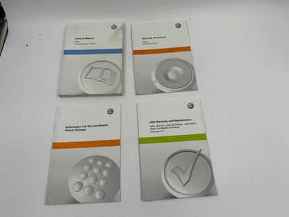 2014 Volkswagen Jetta Owners Manual Set OEM C04B68011