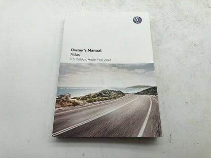 2018 Volkswagen Atlas Cross Sport Owners Manual Set with Case OEM B01B35009