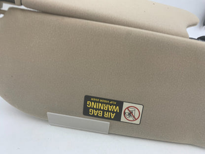 1998-2000 Lincoln Executive Driver Sun Visor Gray Illuminated A04B27024