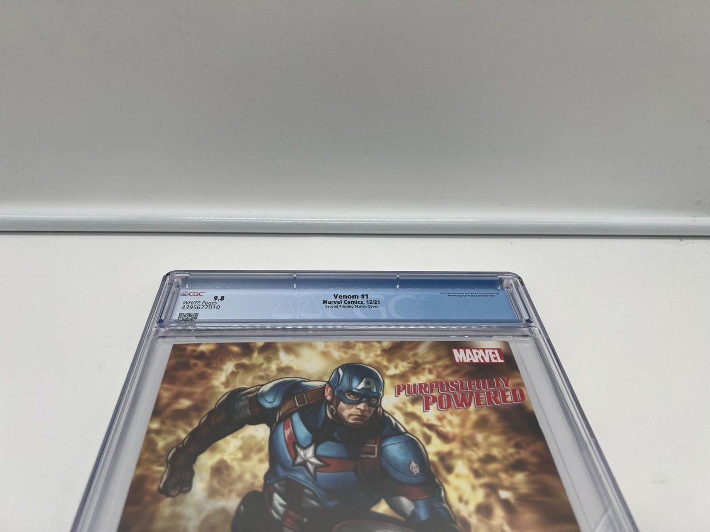 Venom #1 CGC 9.8 Bryan Hitch Second Printing Sketch Variant