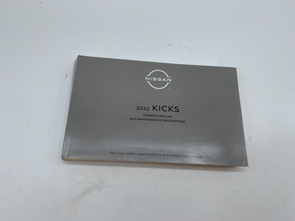 2022 Nissan Kicks Owners Manual OEM D03B28007
