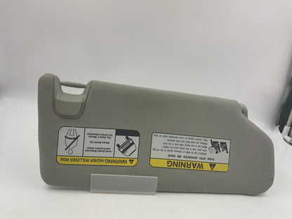 2012-2013 Mitsubishi Outlander Driver Sun Visor Gray Illumination OEM B02B15053