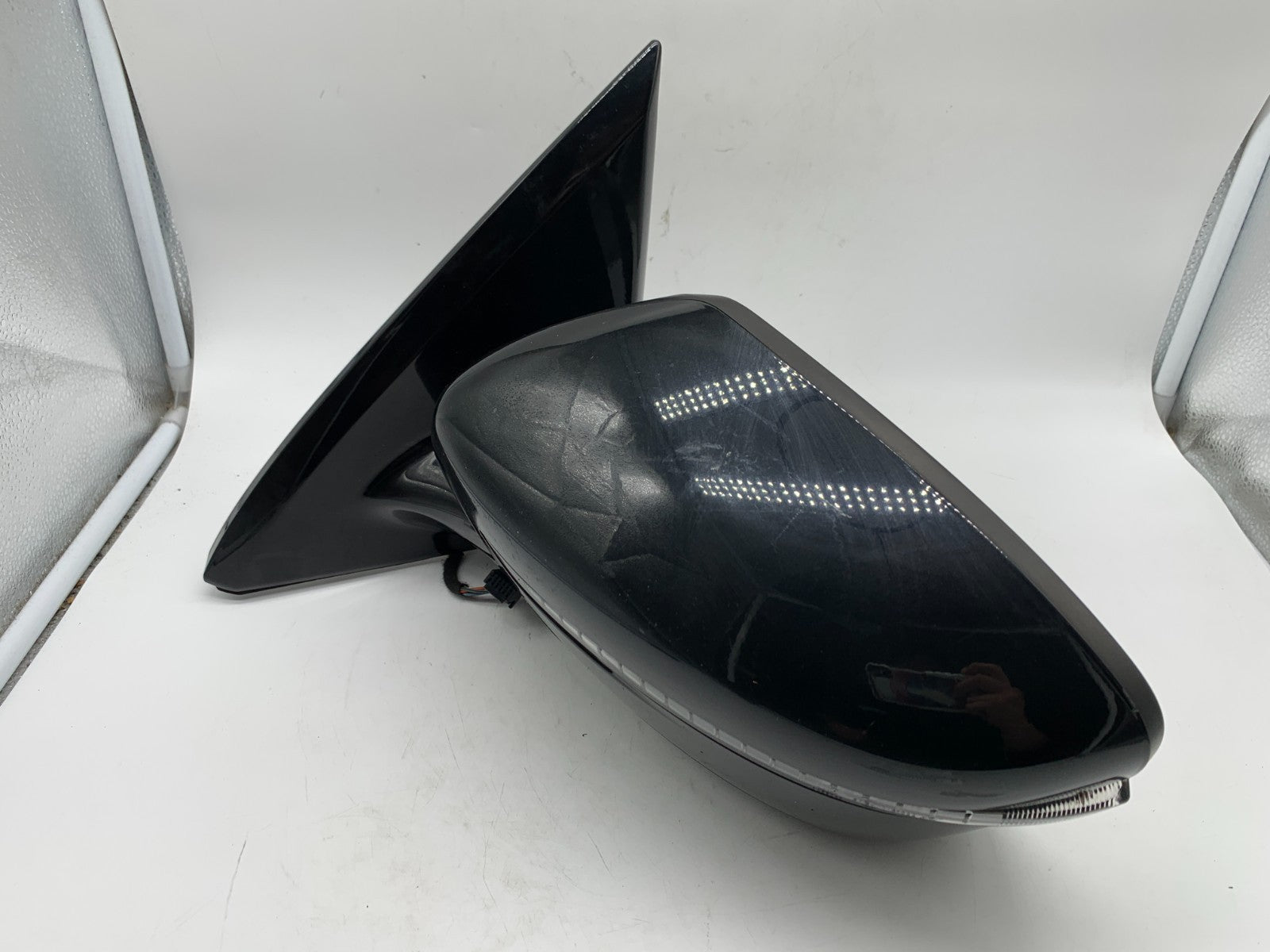 2018-2020 Nissan Pathfinder Driver Side Power Door Mirror Black OEM C03B27001