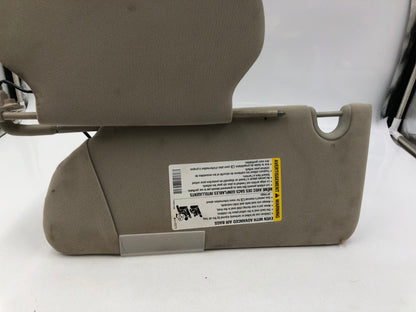 2006-2007 Cadillac DTS Passenger Sun Visor Beige Illuminated OEM A03B09040