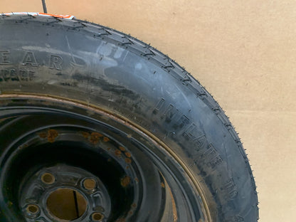 2012-2016 Chrysler Town & Country 17" Spare Tire Compact Donut T145/80D17