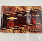 1998 Chevrolet Blazer Owners Manual Handbook OEM H04B34018