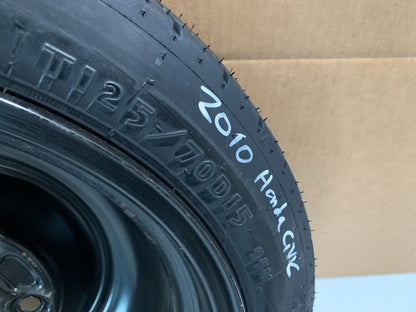 2016-2021 Honda Civic 15" Spare Tire Compact Donut OEM T125/70D15 Emergency
