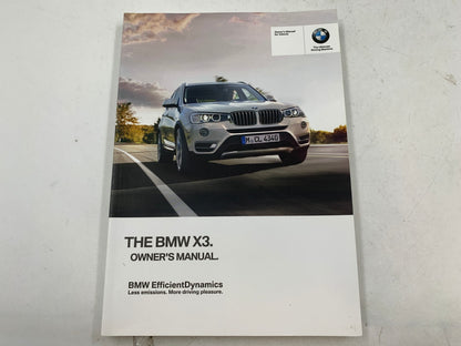 2013 BMW X3 Owners Manual Set with Case OEM C03B50010
