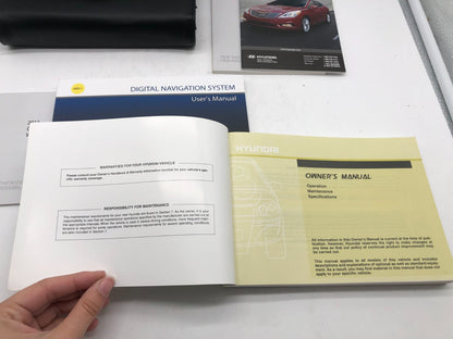 2013 Hyundai Azera Owners Manual Set with Case OEM A02B03031