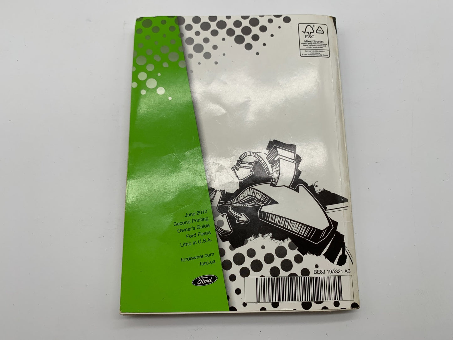 2011 Ford Fiesta Owners Manual Set with Case OEM C03B21053