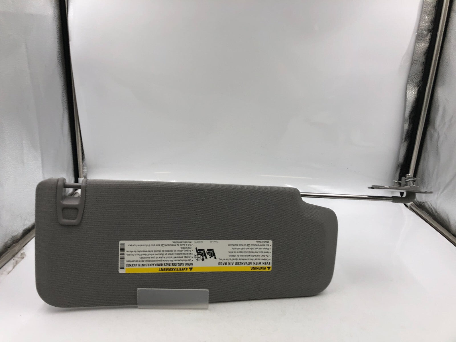 2014-2019 Chevrolet Silverado 1500 Driver Sun Visor Gray OEM A01B54027