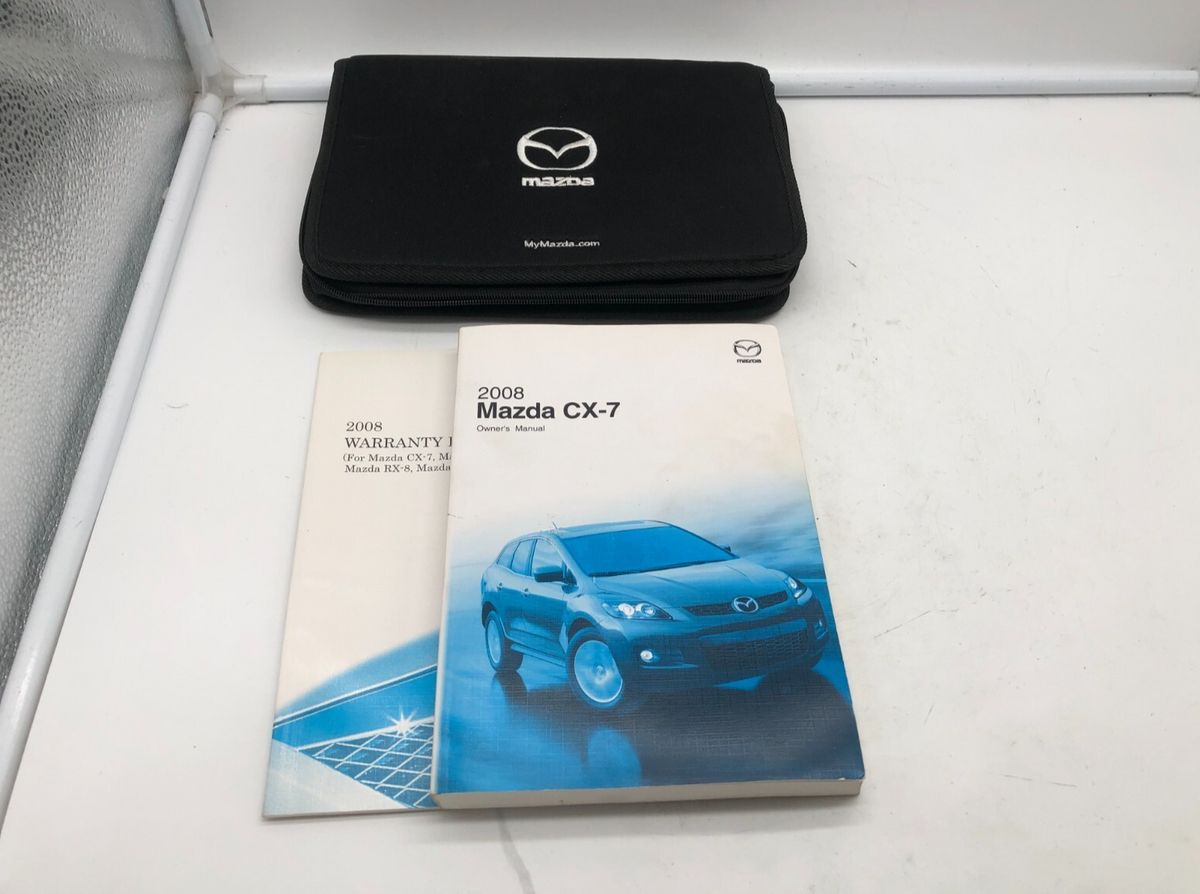 2008 Mazda CX-7 CX7 Owners Manual Set with Case OEM R01B46013