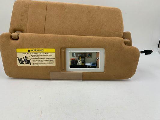 2008-2010 Porsche Cayenne Passenger Sun Visor Brown Illuminated C01B56006