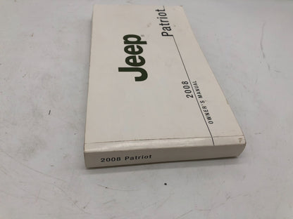 2008 Jeep Patriot Owners Manual OEM A03B03003