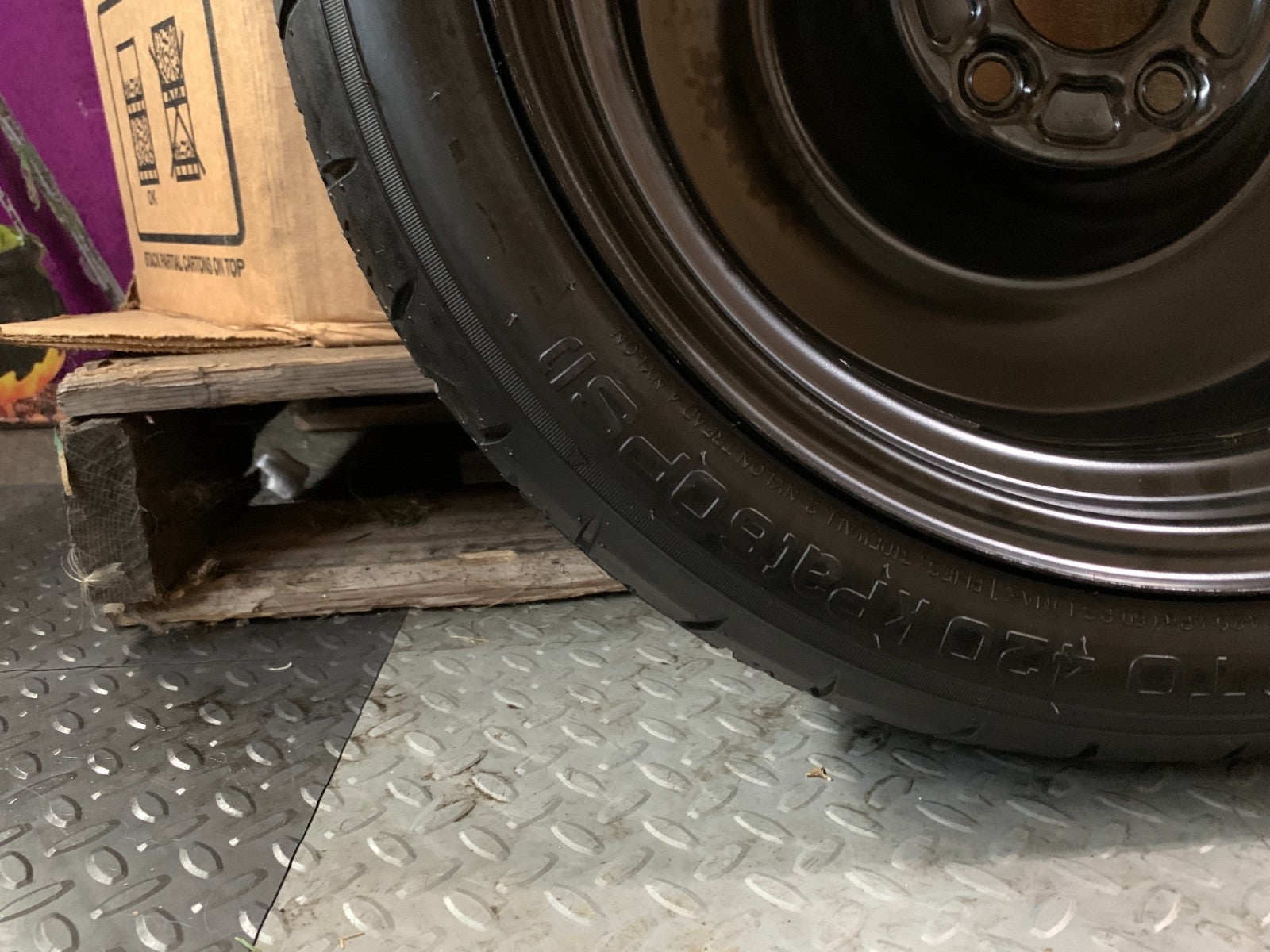 2015-2019 Nissan Sentra 16" Spare Tire Wheel Compact Donut T125/70D16