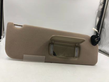 2005-2010 Toyota Sienna Passenger Sun Visor Tan Illuminated OEM D01B46081
