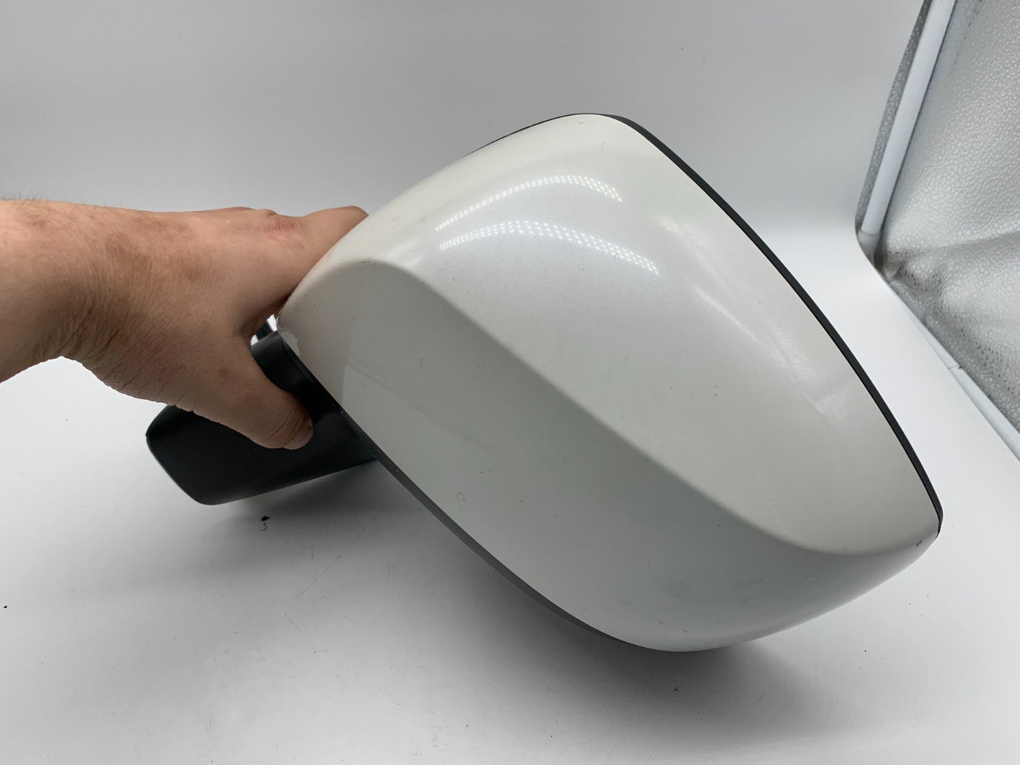 2014-2016 Subaru Forester Driver Side Power Door Mirror White OEM C02B05022