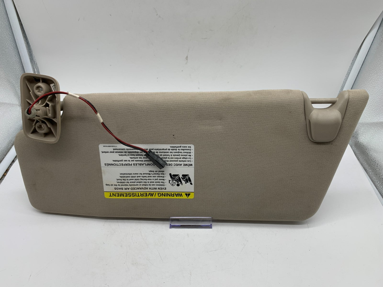 2009-2010 Ford F-150 F150 Passenger Sun Visor Gray Illiminated OEM B01B24007
