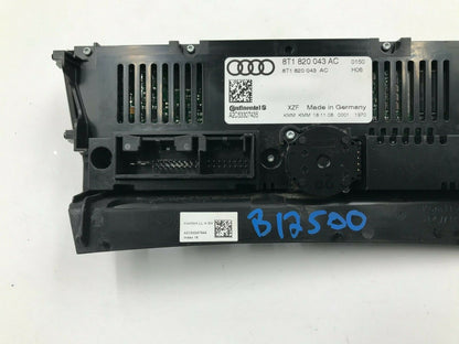 2009-2012 Audi A4 AC Heater Climate Control Unit OEM D02B23006