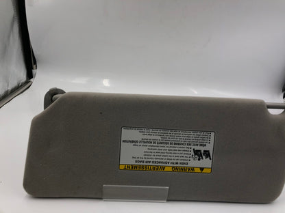 2002-2006 Toyota Camry Passenger Sun Visor Gray OEM C03B07083
