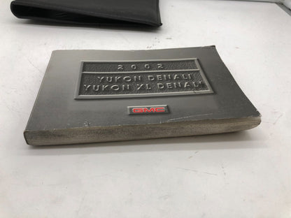 2002 GMC Yukon 1500 Owners Manual with Case OEM C01B53027