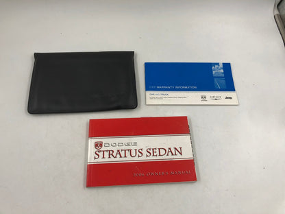 2006 Dodge Stratus Sedan Owners Manual Set with Case OEM A01B24017