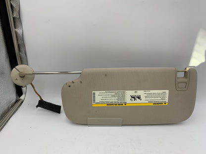 2011-2013 Jeep Grand Cherokee Passenger Sun Visor Gray Illuminated OEM E01B11026