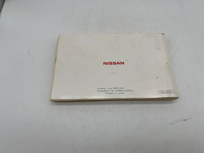 2008 Nissan Altima Hybrid Owners Manual OEM C03B47006