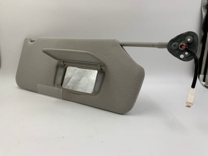 2011-2014 Toyota Sienna Passenger Sun Visor Gray Illuminated OEM B01B39030
