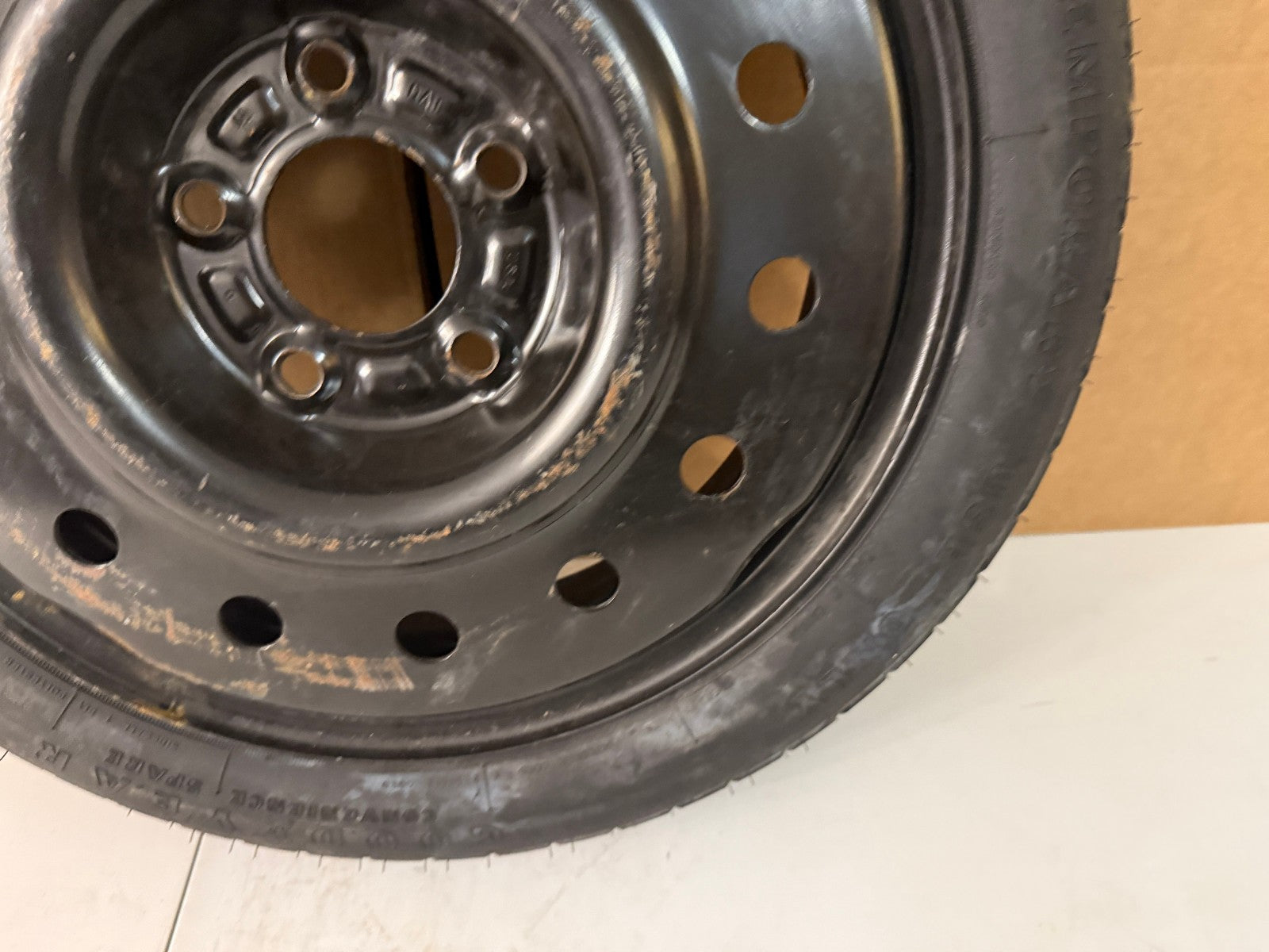 2003-2007 Cadillac CTS Spare Tire 16" Compact Donut with Jack Kit T125/70R16 OEM