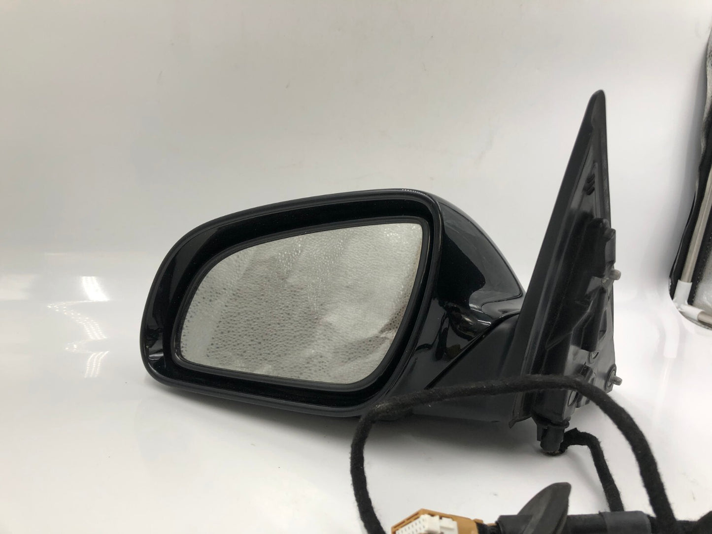 2003-2007 Audi A8 Driver Side View Power Door Mirror Black OEM C02B18003