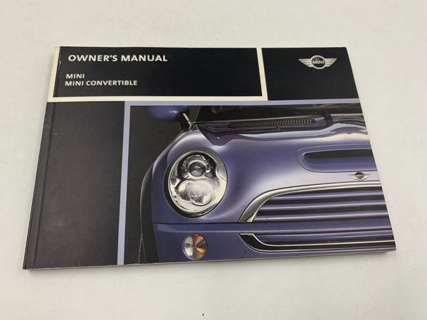 2006 Mini Convertble Owners Manual Handbook Set with Case OEM B04B02049