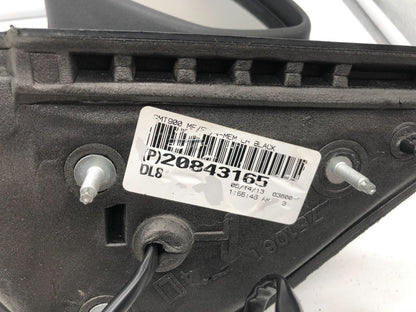 2007-2014 Chevrolet Tahoe Driver Side View Power Door Mirror Black OEM A02B22045