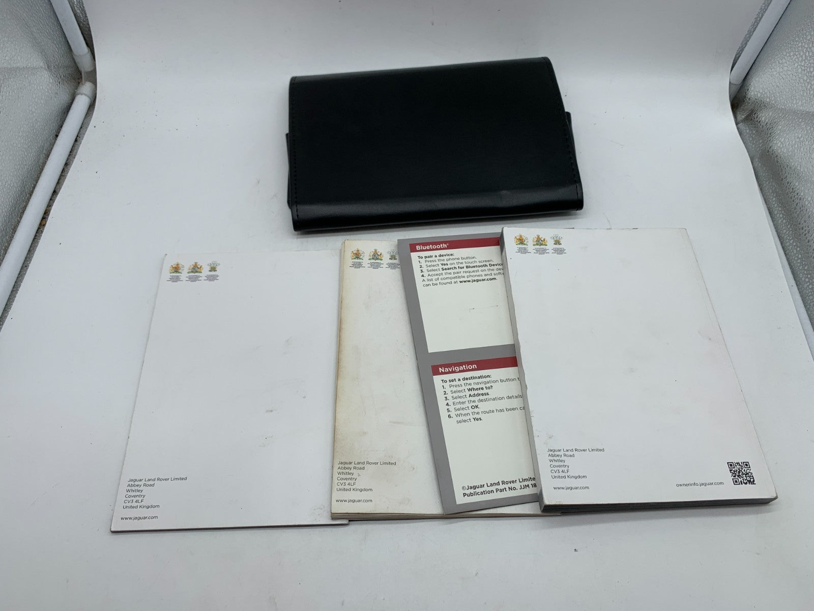 2017 Jaguar F-Pace FPace Owners Manual Set with Case OEM C03B28007