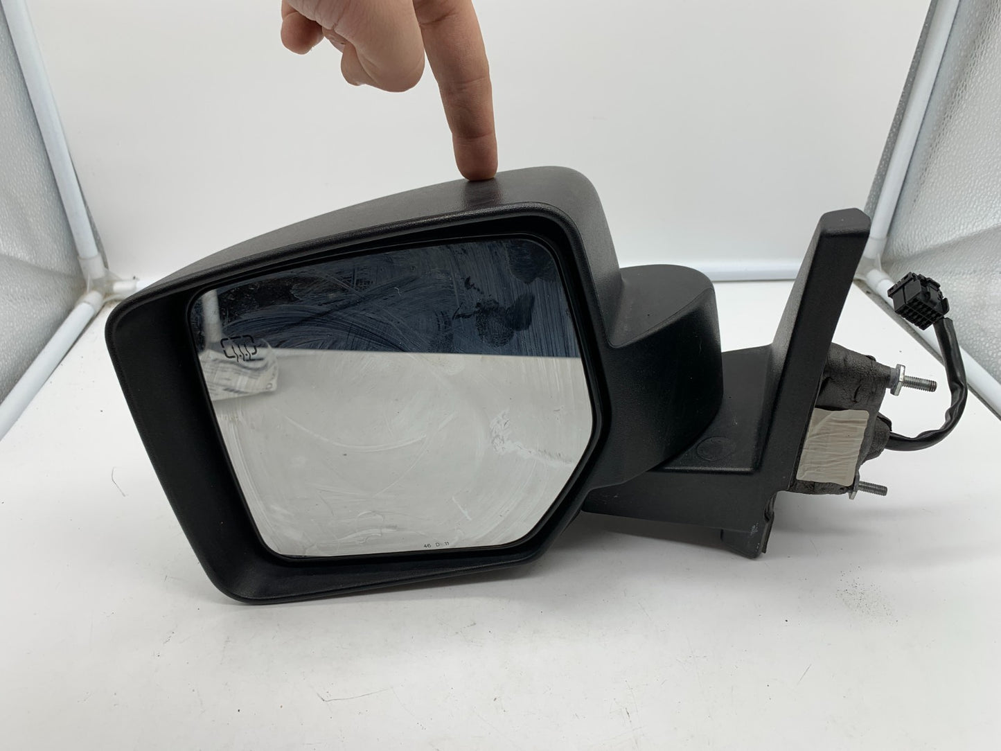 2007-2012 Jeep Patriot Driver Side View Power Door Mirror Black OEM