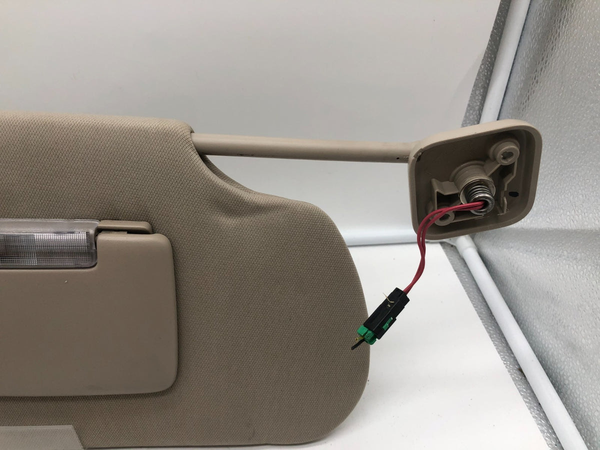 2009-2012 Ford Flex Passenger Sun Visor Tan Illuminated OEM A01B20022