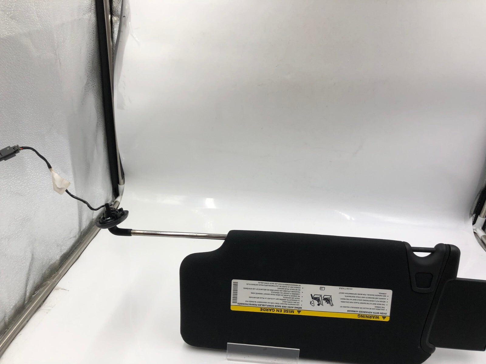 2015-2022 Dodge Charger Passenger Sun Visor Black Illuminated OEM A02B24065