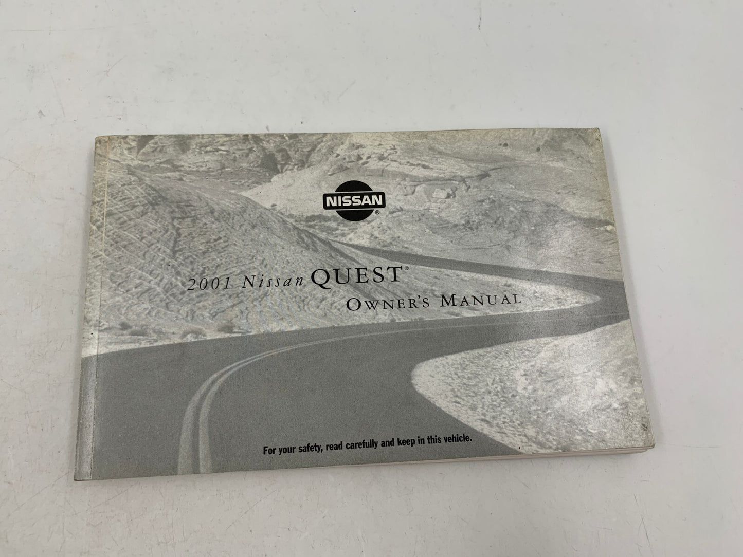 2001 Nissan Quest Owners Manual with Case OEM A01B23011